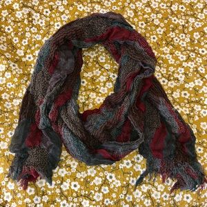 Love Stitch Raw Scarf